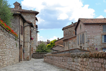 Gubbio, medieval town in Umbria (Italy)