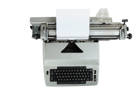 Old typewriter.