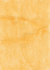 Obraz na płótnie Canvas orange watercolor painted paper texture, colorful background for your design