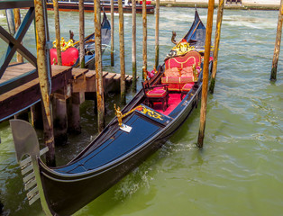 Fototapeta na wymiar Venice - Gondola on The Grand Canal