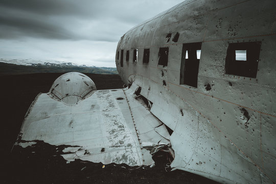 DC-3 Dakota wreckage in Solheimasandur beach, Iceland