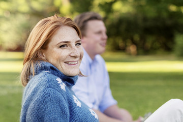couple in the park