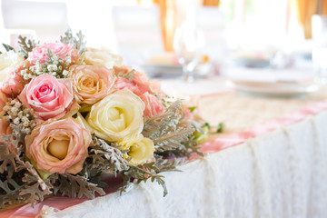 flower decoration for wedding table set