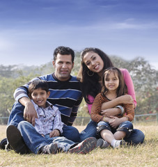 Fototapeta premium Portrait of a family 