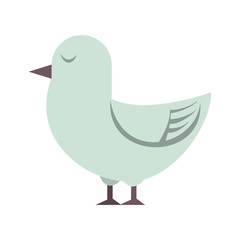 bird with eyes closed icon image