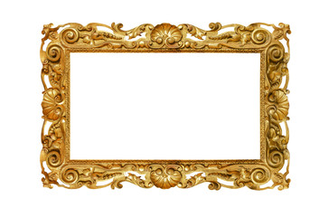 Frame on white background.