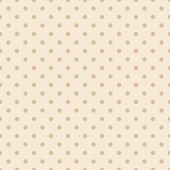 Polka dot seamless pattern. Dotted background with circles for printing on fabric, Wallpaper, textile design covers. Vector illustration