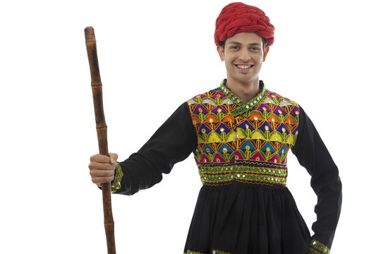 Antique Indian Handmade Ethnic Gujarati Attire Male & Female Cloth Doll |  eBay