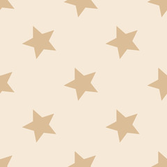 Stars pattern. Seamless vector illustration. Retro, vintage background 