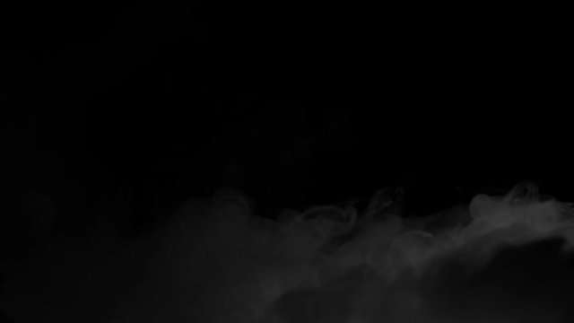 Smoke on black background for background or overlay on your footage.