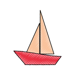 Sail boat symbol