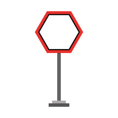 traffic signal isolated icon vector illustration design