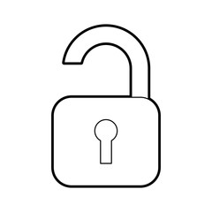 safe secure padlock icon vector illustration design