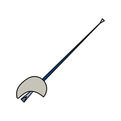 Fencing sport word