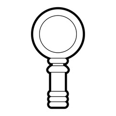 magnifying glass vector illustration