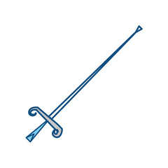 Fencing sport word