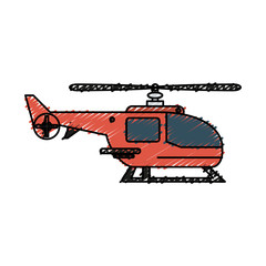 helicopter vector illustration
