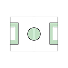 Soccer field symbol
