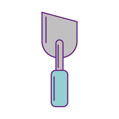 spatula of construction icon vector illustration design