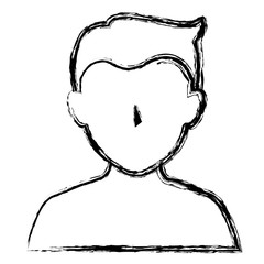 young man shirtless avatar character