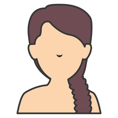 beautiful woman shirtless avatar character