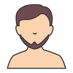young man shirtless avatar character