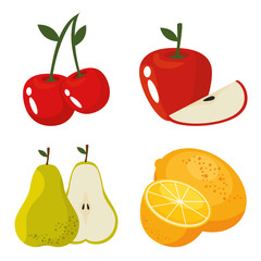 fresh organic fruit concept