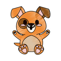 cute dog vector illustration