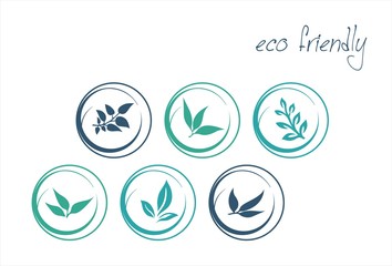 leaves, plant, icons , nature, Eco friendly business logo