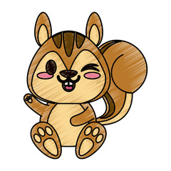 Colorful doodle over white background vector illustration