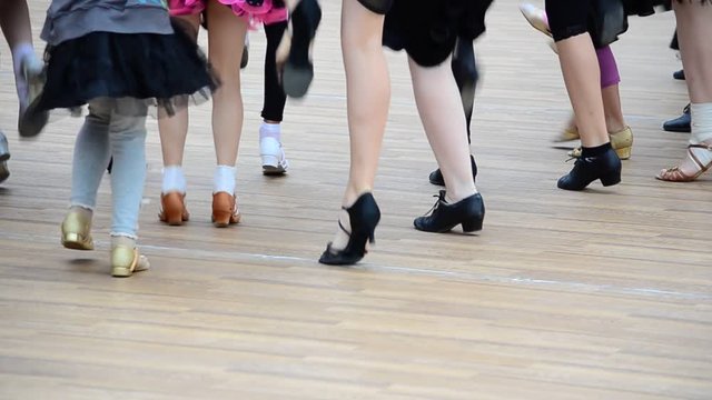 Training on ballroom dances.