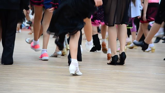 Training on ballroom dances.