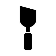 spatula of construction icon vector illustration design