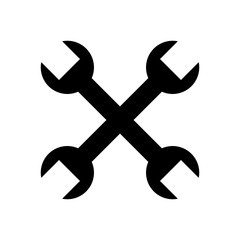 cross wrench tool isolated icon vector illustration design