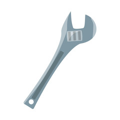 Plumbing wrench isolated