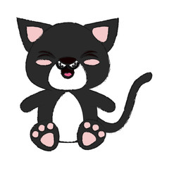 Colorful doodle over white background vector illustration