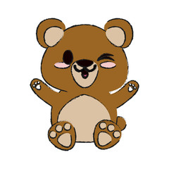 Colorful doodle over white background vector illustration