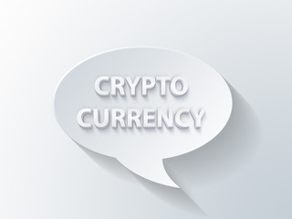 Cryptocurrency presentation concept