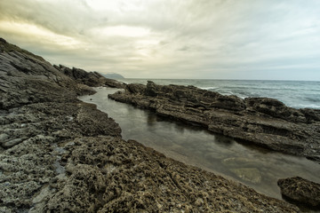 Fototapeta na wymiar landscape in the coast of spain