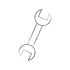 wrench tool isolated icon vector illustration design