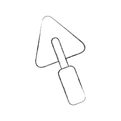 spatula of construction icon vector illustration design