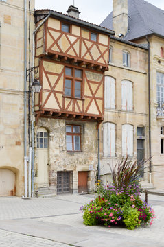 Half-timbered house on the Place de Bar le Duc