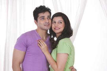 Obraz premium Couple smiling