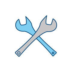Fototapeta premium Plumbing wrench isolated