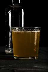 Fresh ginger beer dark photo