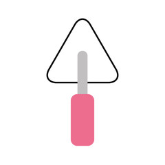 spatula of construction icon vector illustration design