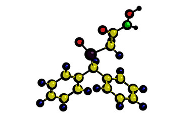 Adrafinil (Olmifon) - molecular structure