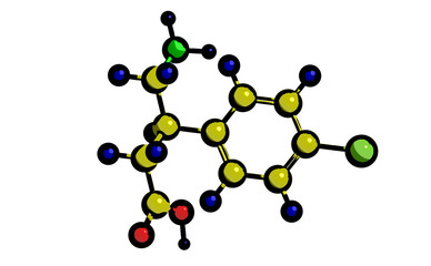 Baclofen (Lioresal) - molecular structure