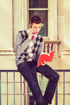 American College Student Studying in New York