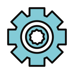 Gear machinery piece